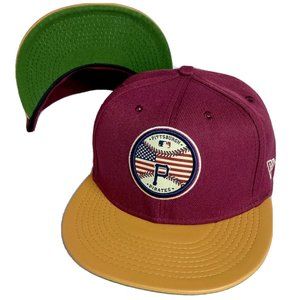 PITTSBURGH PIRATES 4th Of July Classic Patch Snapback Hat. New Era Throwback MLB
